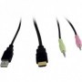 Inter-Tech AS-41HA HDMI switch per keyboard-video-mouse (kvm) Nero (88887242)