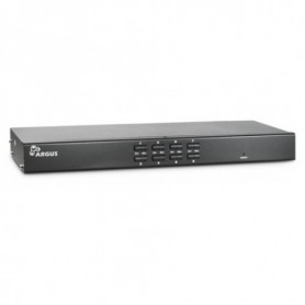 Inter-Tech KVM AS-9108DU switch per keyboard-video-mouse (kvm) Montaggio rack Nero (88887233)