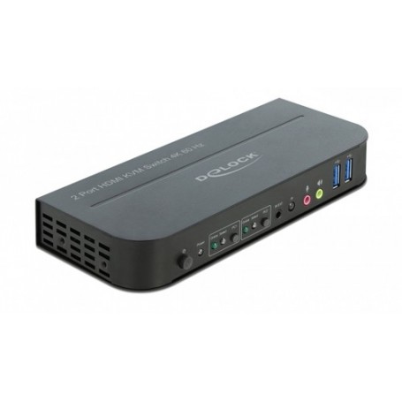 DeLOCK 11481 switch per keyboard-video-mouse (kvm) Nero (11481)