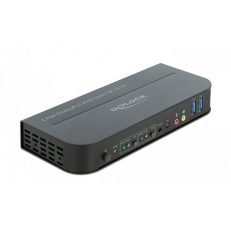 DeLOCK 11482 switch per keyboard-video-mouse (kvm) Nero (11482)