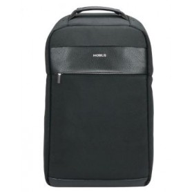 Mobilis PURE BACKPACK borsa per notebook 39,6 cm (15.6") Zaino Nero, Argento (056005)