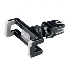 PNY EXPENDABLE CAR VENT MOUNT Supporto attivo Telefono cellulare/smartphone Nero, Grigio (H-VE-EX-K01-RB)