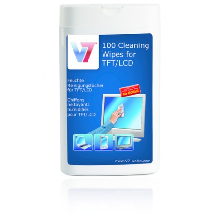 V7 Salviette per pulizia TFT e LCD (VCL1522)