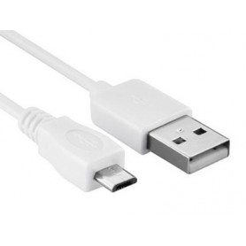 Hamlet Cavo da USB Tipo A maschio a Micro USB Tipo B maschio da 1,5 m bianco (XUMICROU150W)