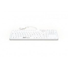 GETT CleanType Prime Touch+ tastiera USB Tedesco Bianco (KG26236)