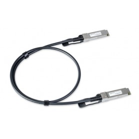 Lancom Systems SFP-DAC40-1m (Bulk 8) cavo InfiniBand QSFP + Nero, Acciaio (60196)