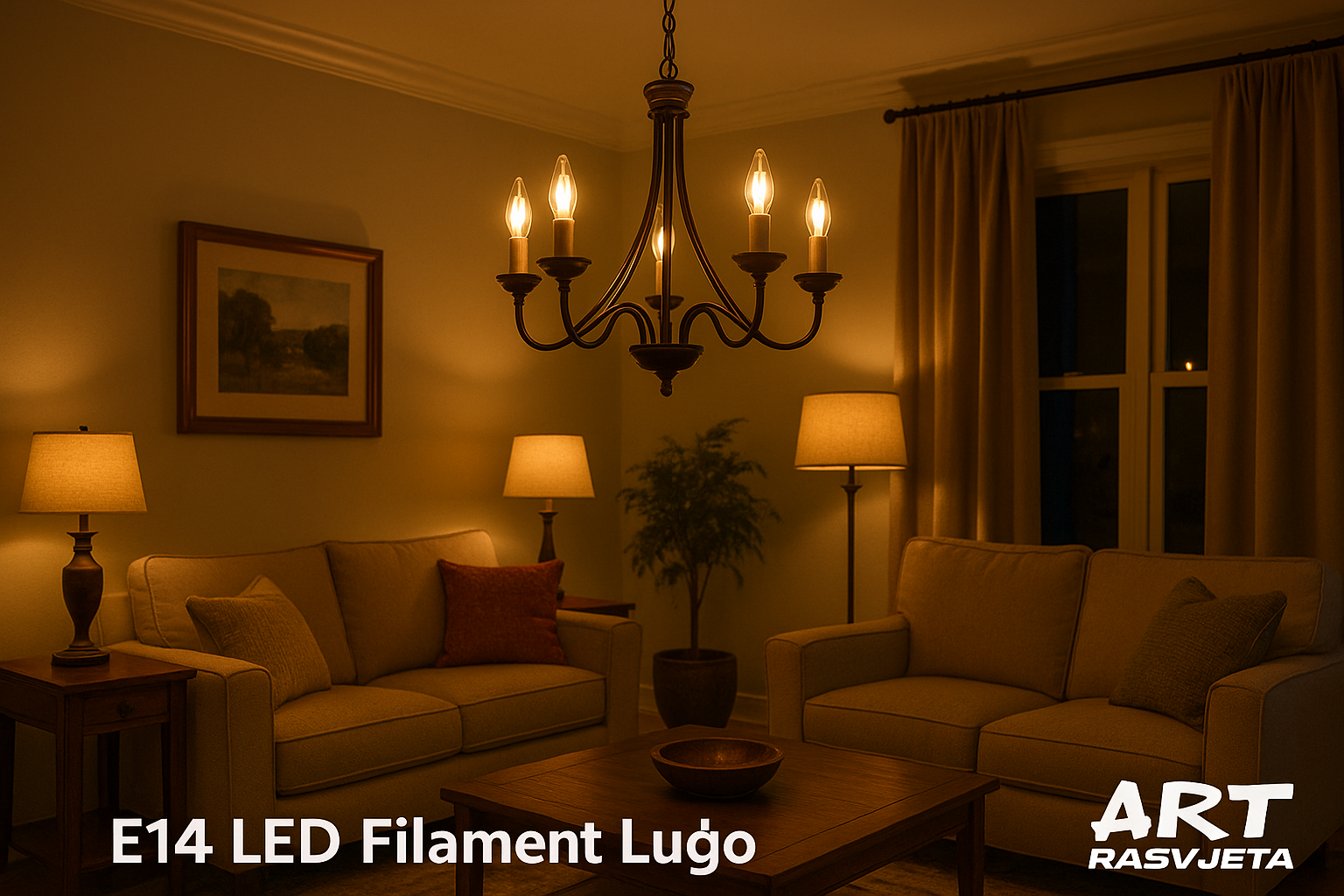 E14 LED filament žarulja - prelazak s klasične na LED rasvjetu