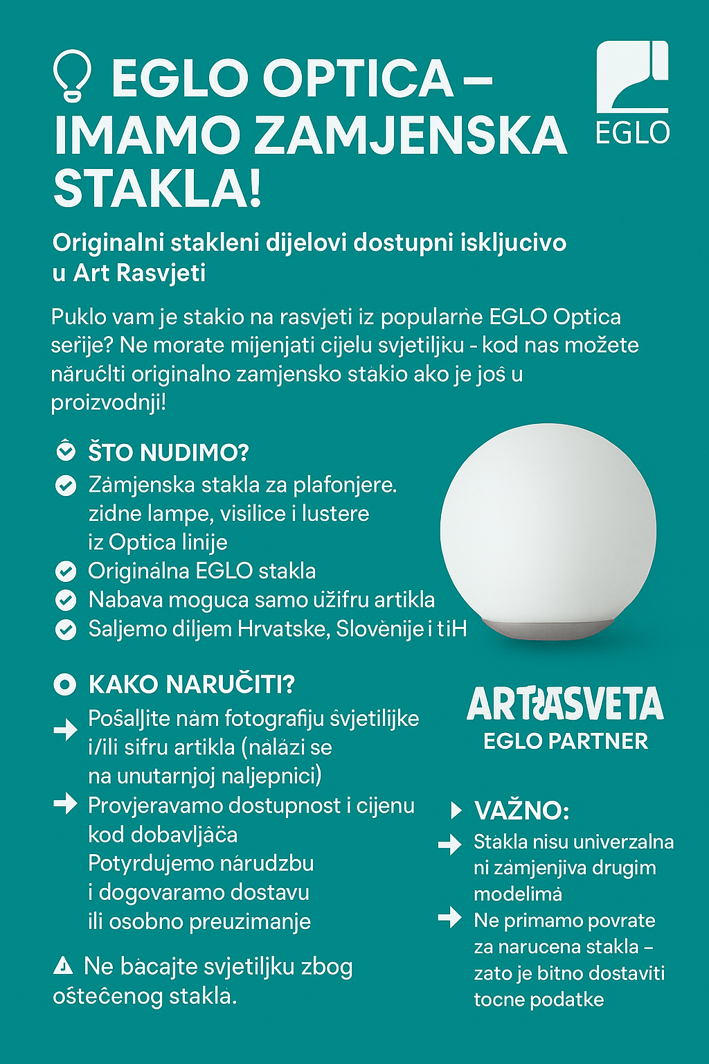  EGLO Optica svjetiljku 
