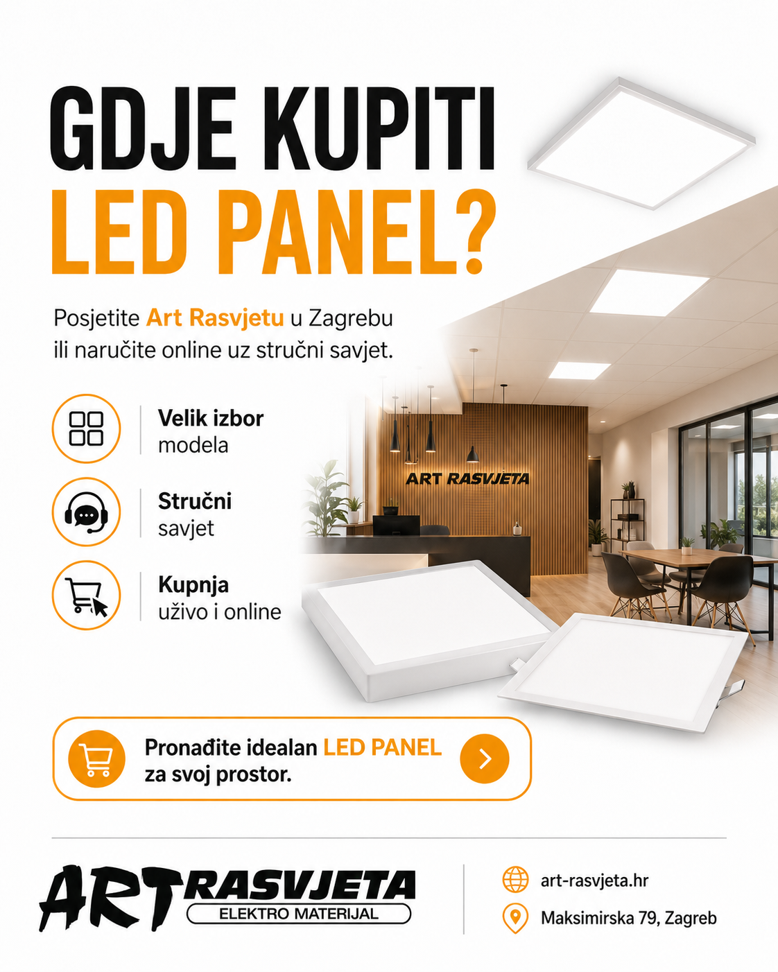 Gdje kupiti led panel?