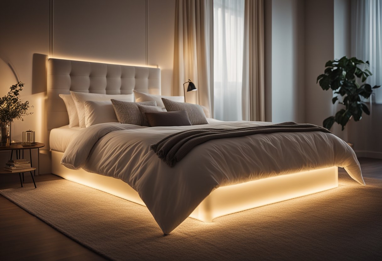 LED rasvjeta ispod kreveta - različite temperature svjetlosti
