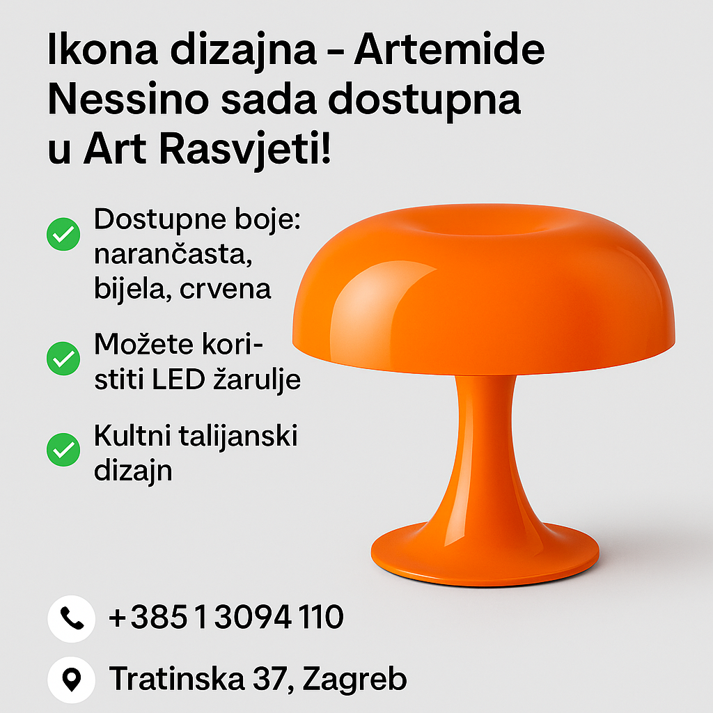 Artemide Nessino stolna svjetiljka