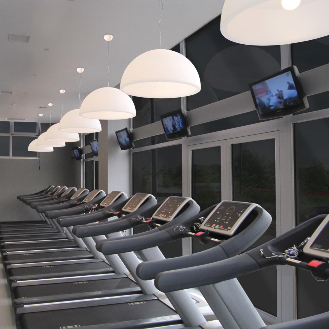 Rasvjeta fitness centra
