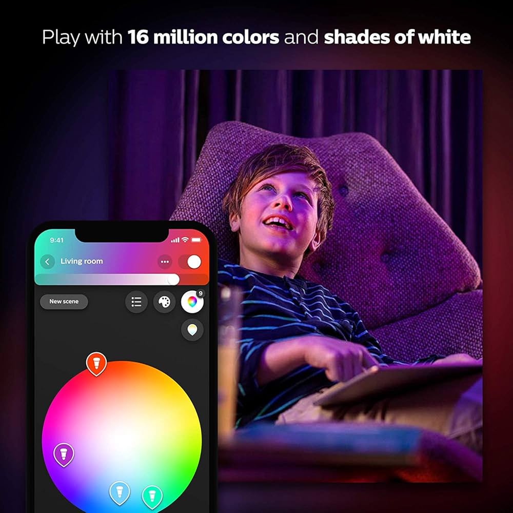 Philips Hue Starter Kit White and Colour Ambiance Smart Bulb