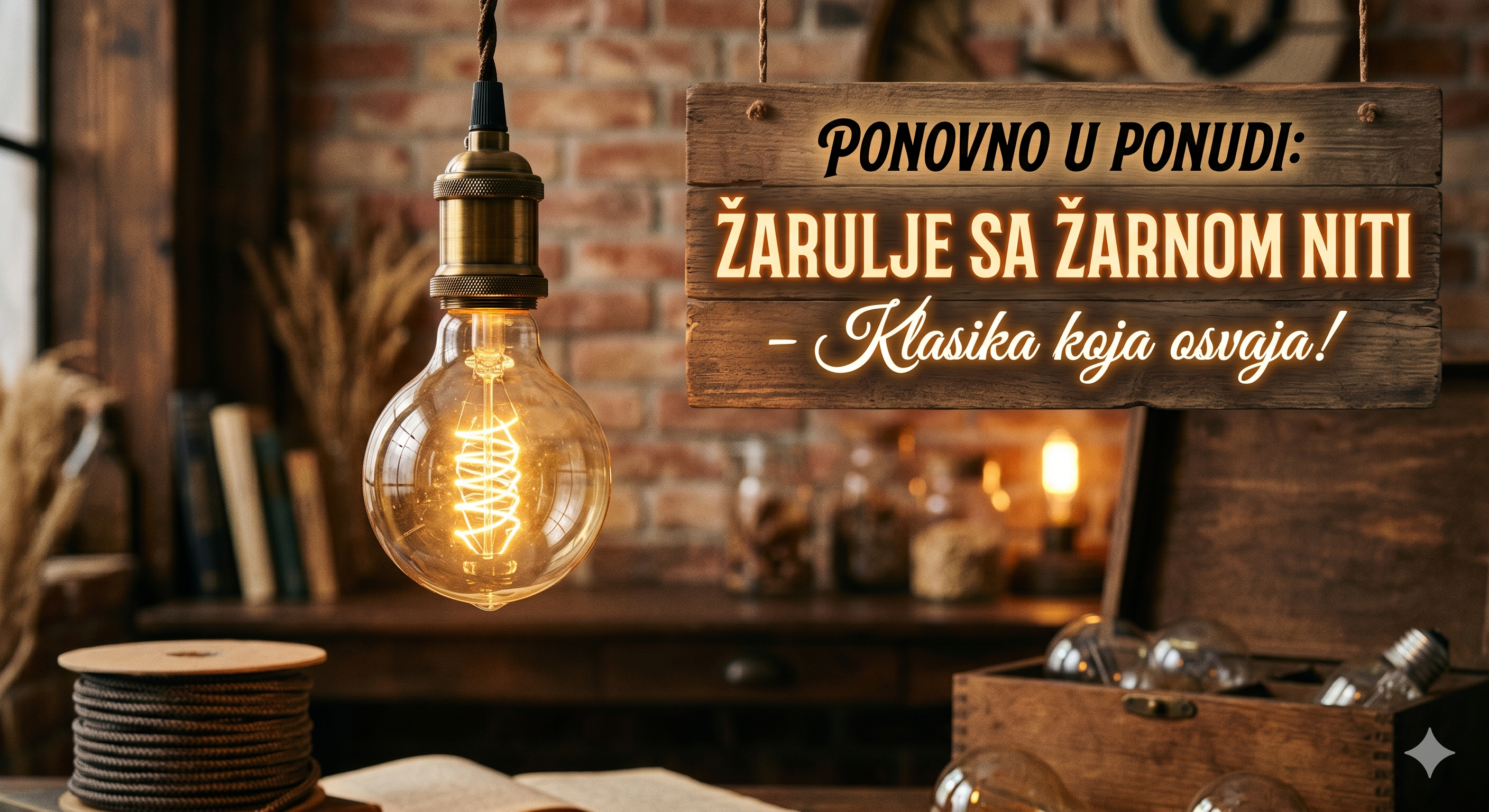 Ponovno u ponudi: Žarulje sa žarnom niti – Klasika koja osvaja!