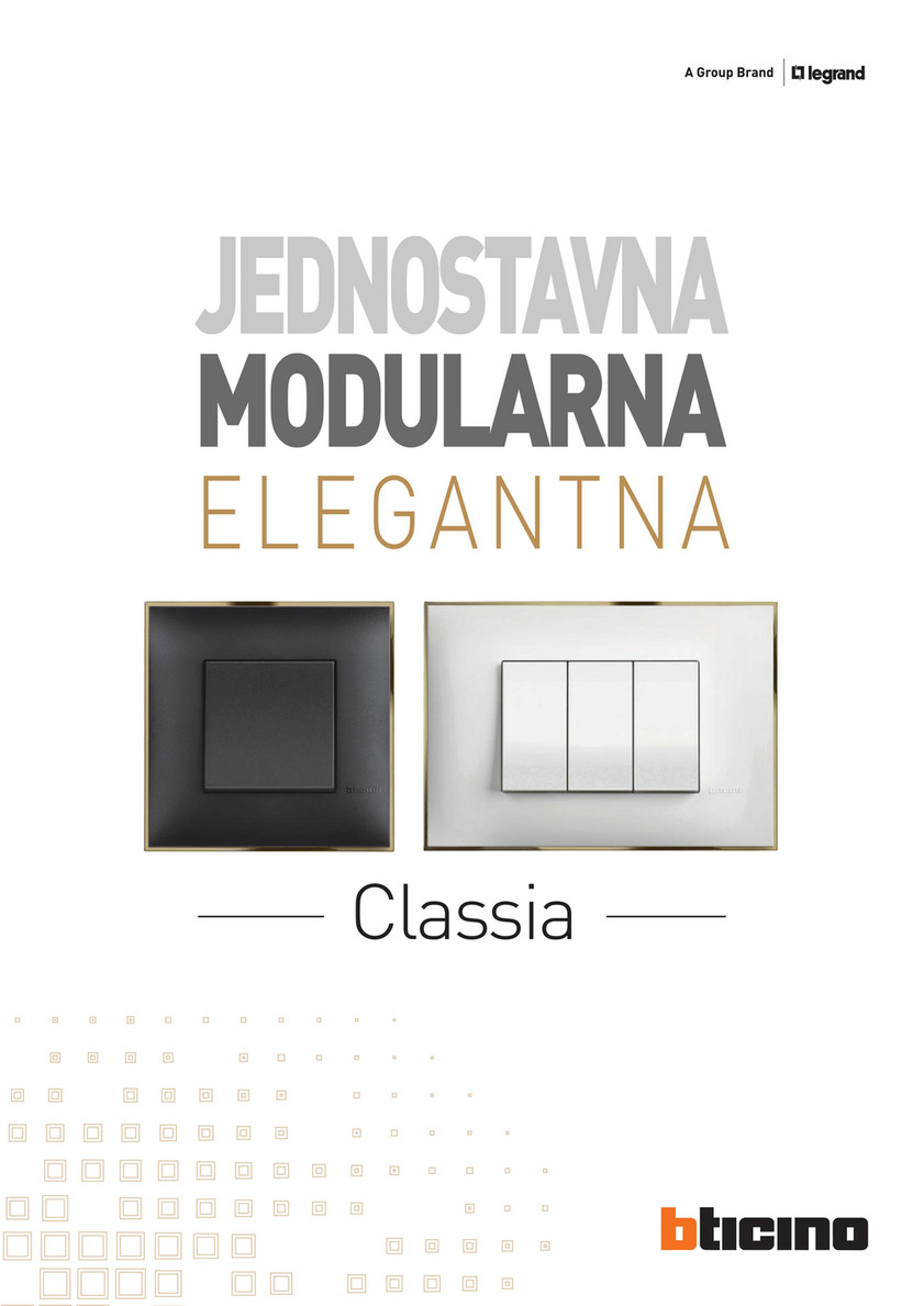 Legrand Classia prekidači i utičnice