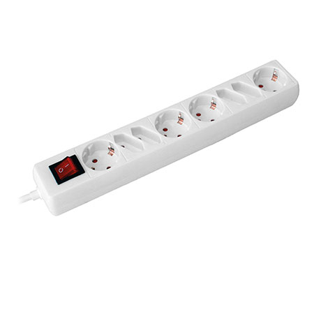 Produžni kabel s 8 utičnica, 1,5m, s prekidačem