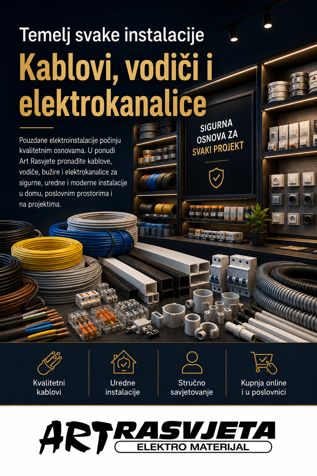 Temelj svake instalacije: Kablovi, vodiči i elektrokanalice