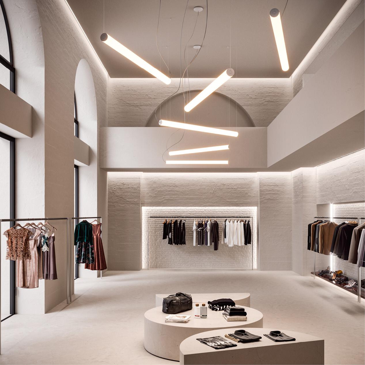 Linea Light Tu O rasvjeta za unutrašnjost trgovine
