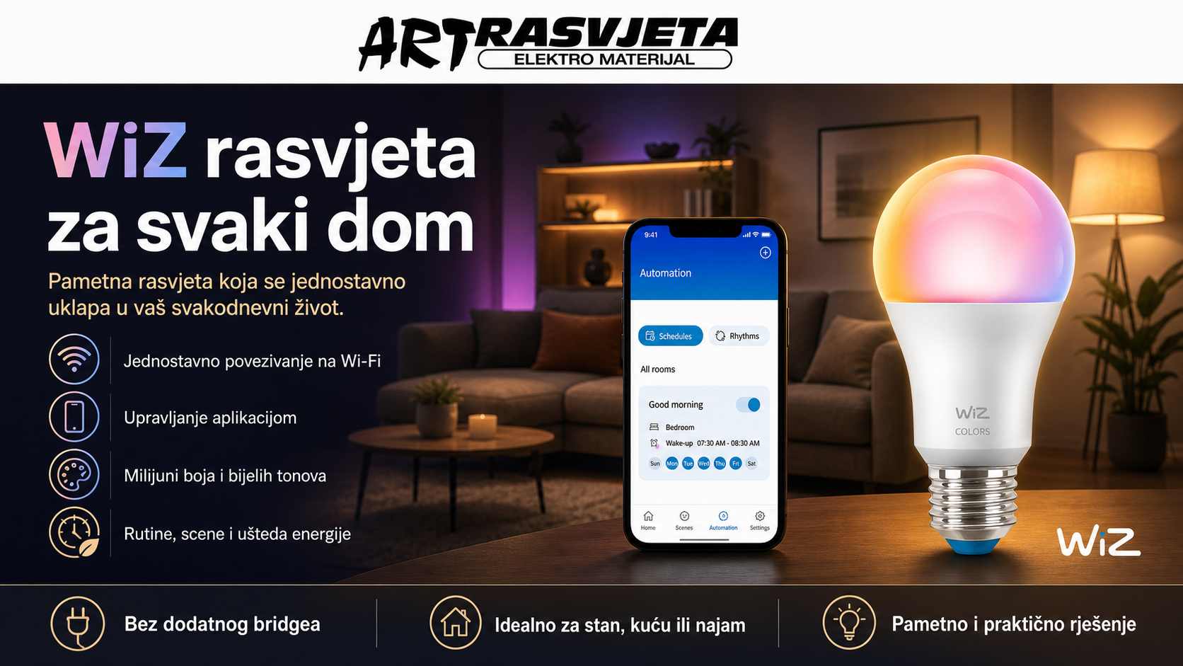 WiZ rasvjeta za svaki dom